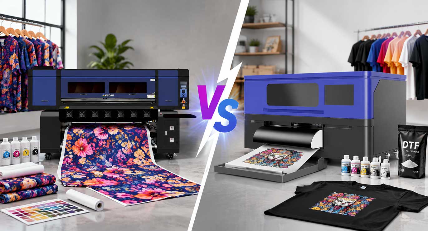Dye Sublimation Printer vs DTF Printer: Which Is Better for Apparel Printing?
