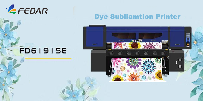 Fedar 15-head Dye Sublimation Printer with a Speed of 610 Square Meters