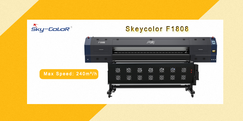 High-Speed Skeycolor H1808 Eight-Head Eco Solvent Printer