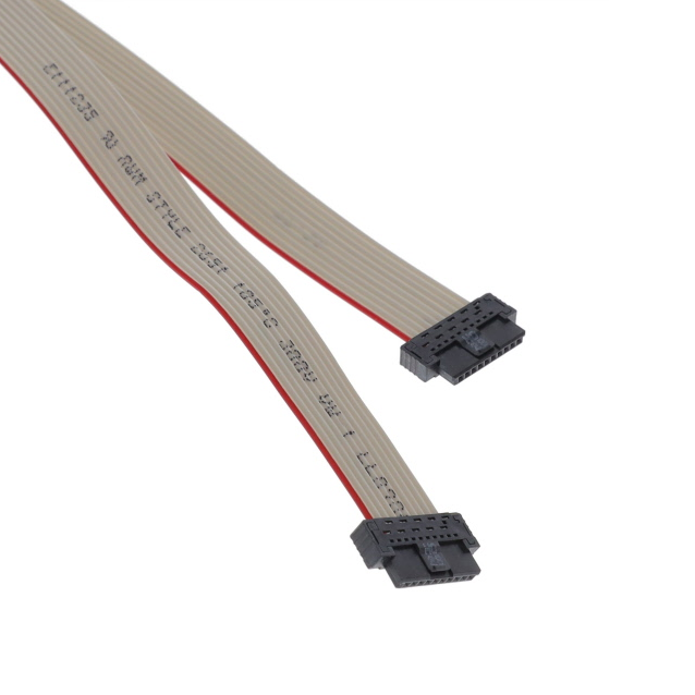 839164-E 10 pin flat flexible cable assembly socket to socket 11.81 839164-E 10 pin flat flexible cable assembly socket to socket 11.81