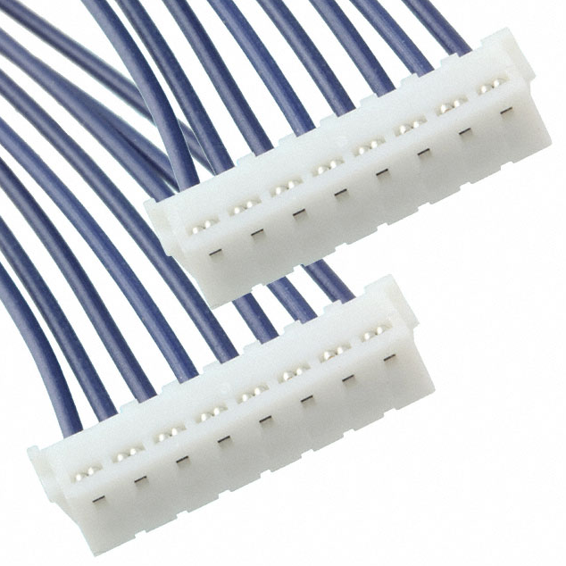 A08KR08KR26E203A 8 rectangular cable assembly socket to socket, reverse 0.667 '(203.20mm, 8.00 