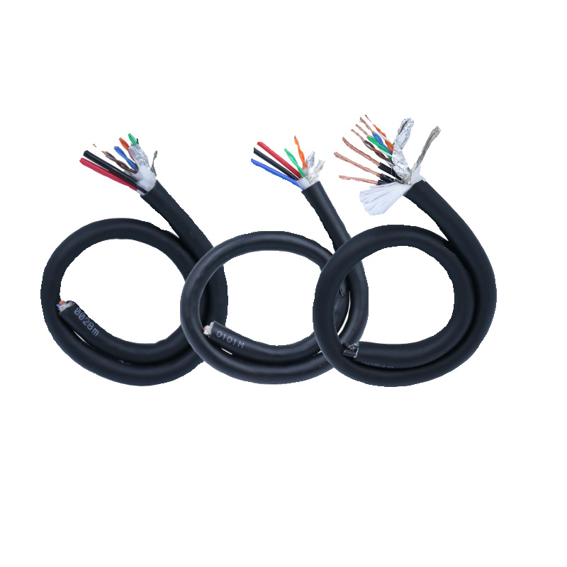 National standard towline cable, high flexibility robot flexible wire, TRVV2/3/4 core, 1.5/2.5 square, stable performance of wire harness, fast delivery RCD