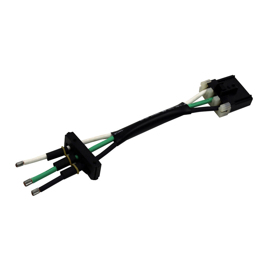 Custom industrial equipment harness with custom connector