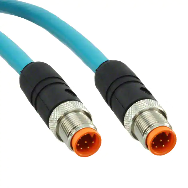 EtherMATE™ Industrial Ethernet Double-Ended Cord Sets CBL 8POS MALE TO MALE 3.28'