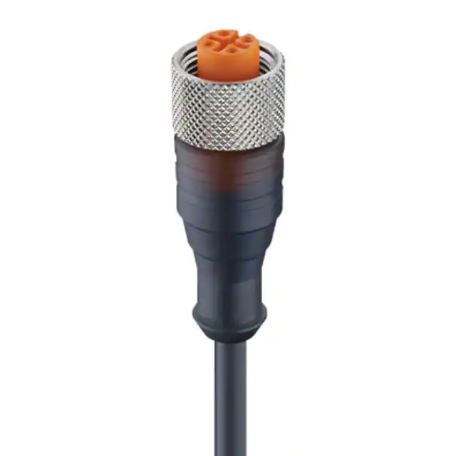 M12 female connector Actuator/sensor cordset CBL 4POS FMALE 32.8' M12 female connector Actuator/sensor cordset CBL 4POS FMALE 32.8'