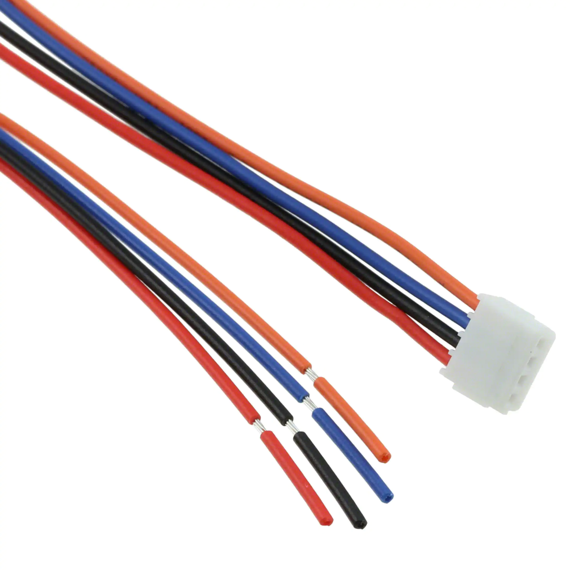 Custom 24awg cable assembly multi strand or single strand Mini CT 4pos Custom 24awg cable assembly multi strand or single strand Mini CT 4pos