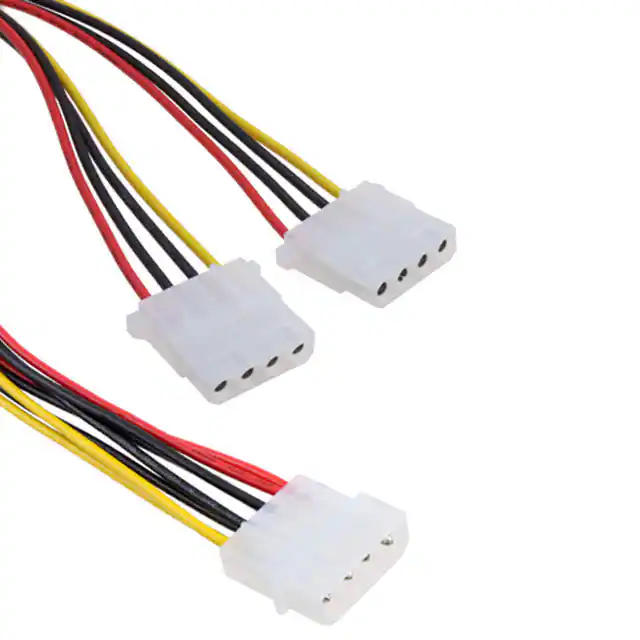 Internal Y-Power Supply Cable male female CABLE ASSY RECT F-M 4 POS 7.87