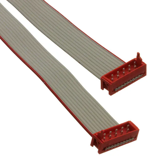 Male line connector bulk line flat ribbon cable MICRO-MATCH LEAD 10P 100MM