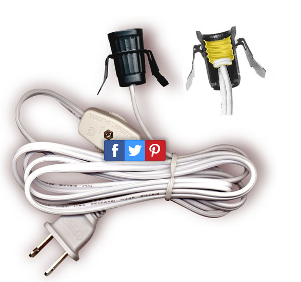 Lamp Cord Sets with SOCKET, SWITCH and MOLDED PLUG, SPT LAMP CORD SETS 