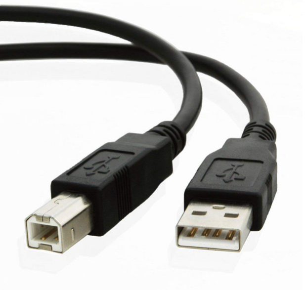 6ft USB Cable Inkjet Printer USB Type A Male to Type B Male Color Beige Or White