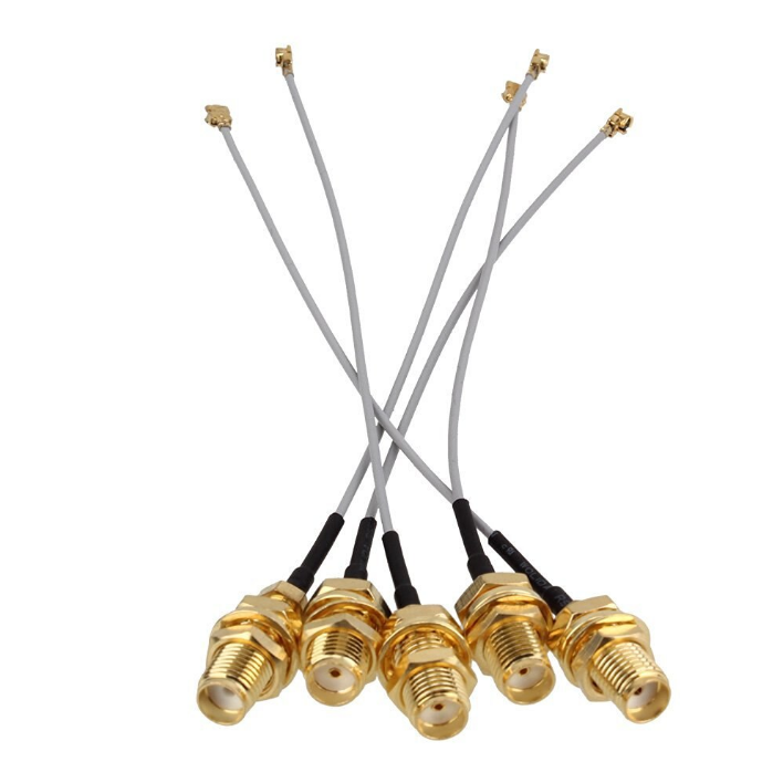 Gold-plated IPEX Cable RF To SMA Female RF Pigtail Extension Cable