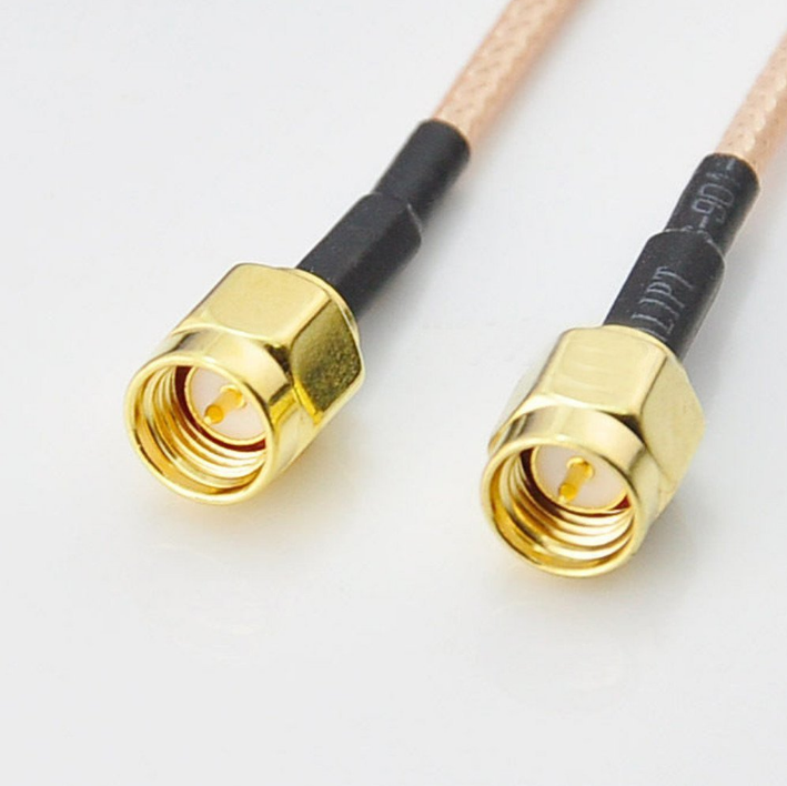 Electronics RF coaxial coax cable assembly SMA male to SMA male 2M RG Electronics RF coaxial coax cable assembly SMA male to SMA male 2M RG