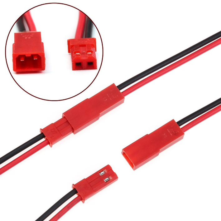 Male&Female Connector JST Plug Cable For Battery Helicopter Drone 2 Pin Connectors Terminals Male&Female Connector JST Plug Cable For Battery Helicopter Drone 2 Pin Connectors Terminals