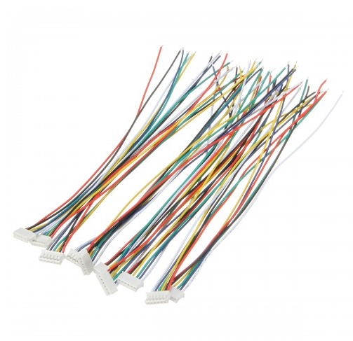 Custom Mini micro JST 1.5mm zh 6-pin plug and wire and cable