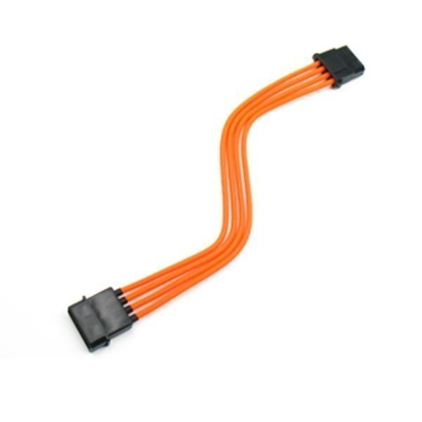 Premium Silicone Wire Single Sleeved 4 Pin Molex Extension Cable assembly