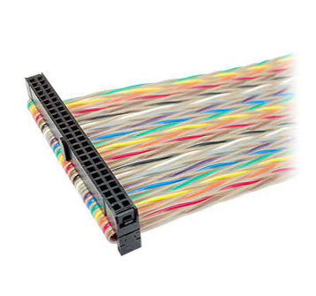 Customize ribbon cable assemblies terminated with different types of connectors