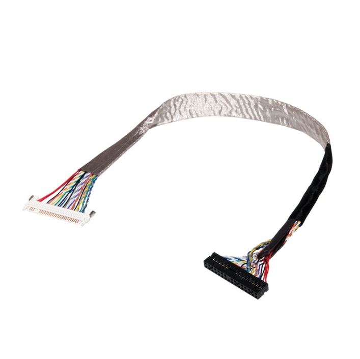 1.0Pitch-30pin TO 2.0Pitch-32Pin Coaxial Cable LVDS Cable Wire Harness