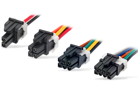 Molex Mini fit tpa2 power connector positive locking socket for industrial automation