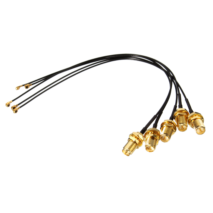 Mini RP-SMA to IPX pigtail antenna WiFi cable jack external thread extension cable
