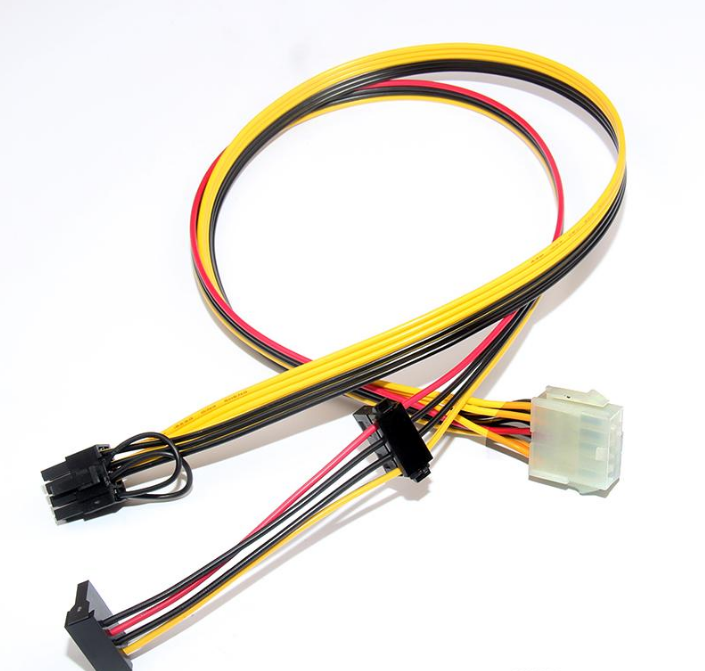 PSU 10pin to IDE Molex+SATA+PCIe PCI-E 8pin 6+2pin Adapter Converter Power Supply Cable Cord