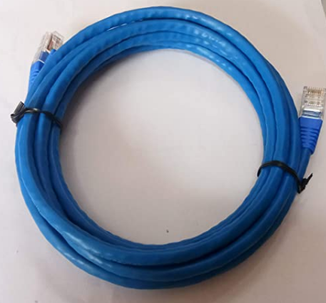 Molex category 6 patch cord assembly 7 ft blue 24 AWG stranded copper