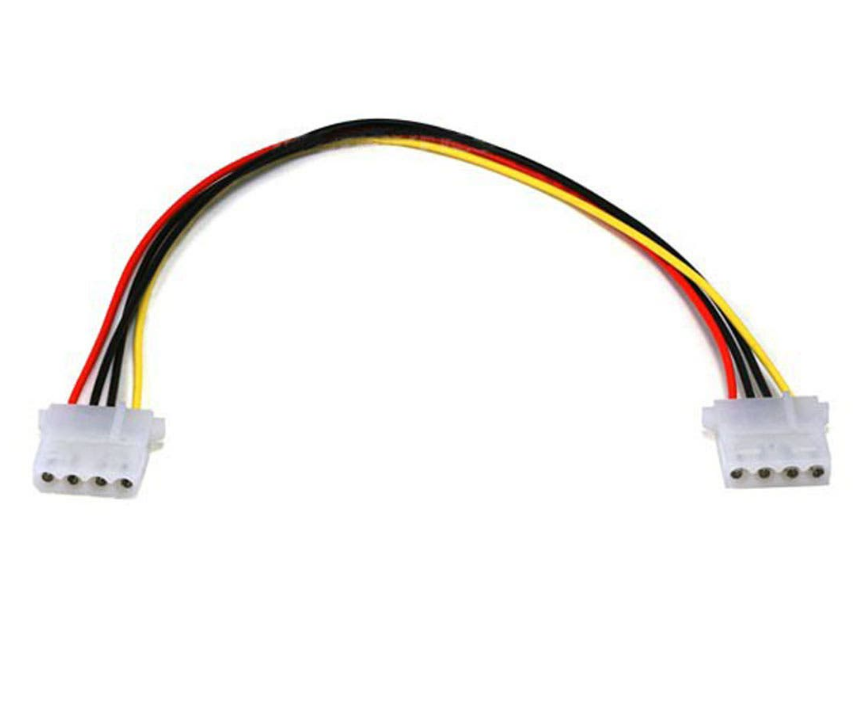 Molex Internal DC Power Cable 5.25in Female to 1x 5.25in Female 12in