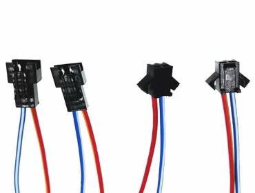 1007 22 Awg Wire Harness Assembly JST SM 2 Pin Plug Female With Male