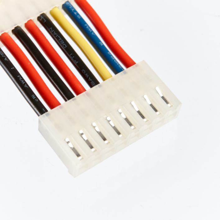 Custom cable assemblies crimp discrete wires or wiring looms and harnesses