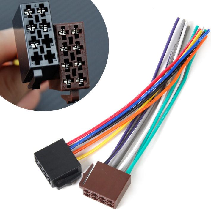 Universal Car ISO Wire Harness Female Adapter Connector Cable Stereo System