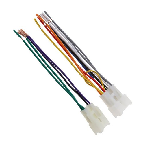Custom harness connector cable assembly white PVC rated up to 30 Amps