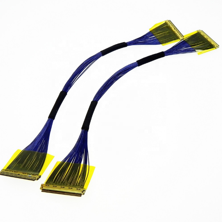 OEM / ODM miniature coaxial LVDS ribbon display cable assembly OEM / ODM miniature coaxial LVDS ribbon display cable assembly