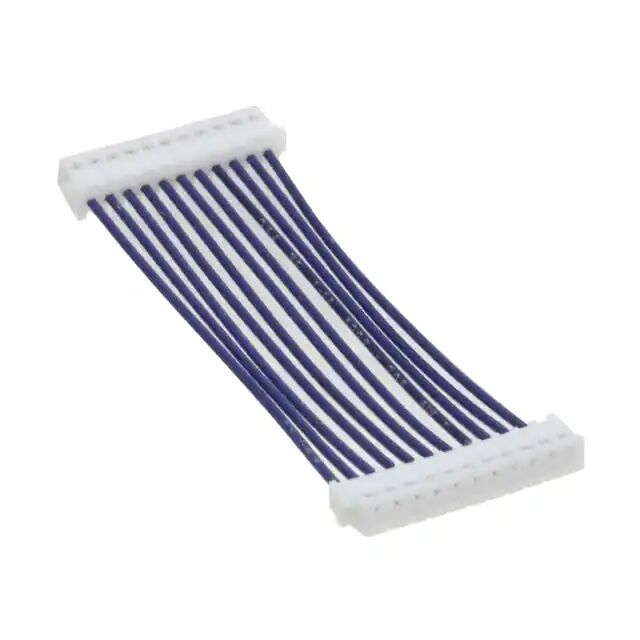 2.0 mm Pitch KR Standard Catalog JST Cable Assembly 2 UL1061 26 AWG BLUE