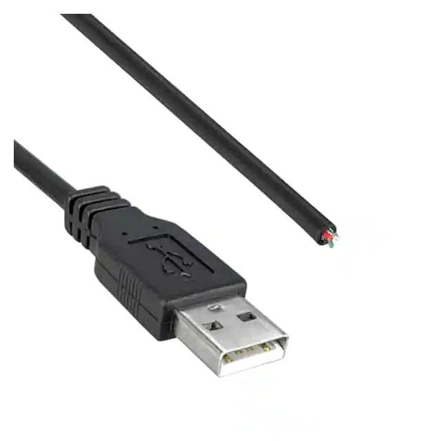 USB 2.0 cable assembly a male to round cable ul2725 28 / 28Awg