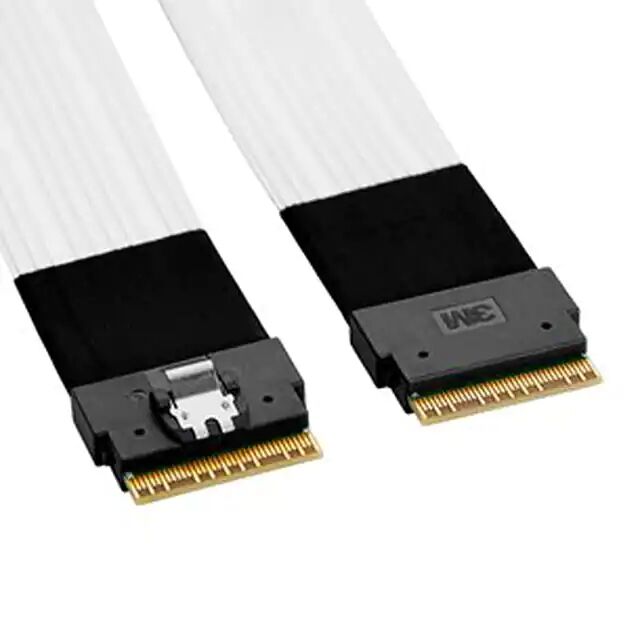 Ultra thin biaxial cable assembly for SAS and pcle applications