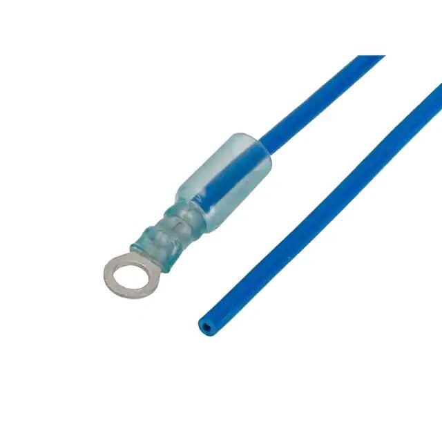 Threaded ring terminal to wire and cable assembly 16awg ul1015