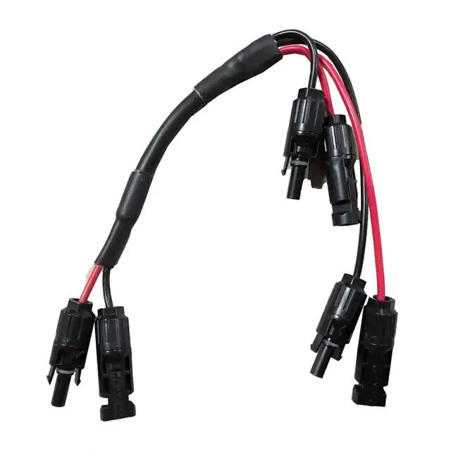 Photovoltaic cable assembly socket connector to photovoltaic pin and socket connector