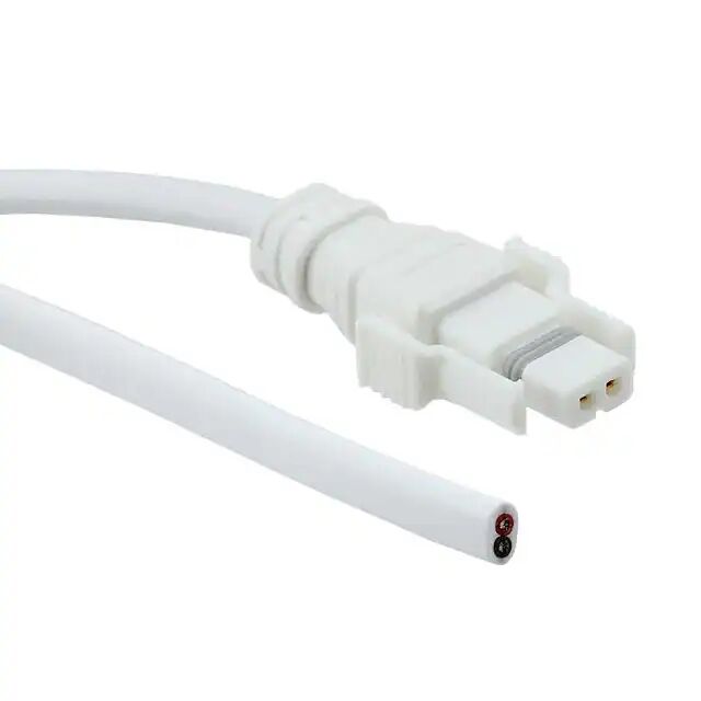 High quality SSL 1.2 2p plug conn + flat cable solid state lighting cable