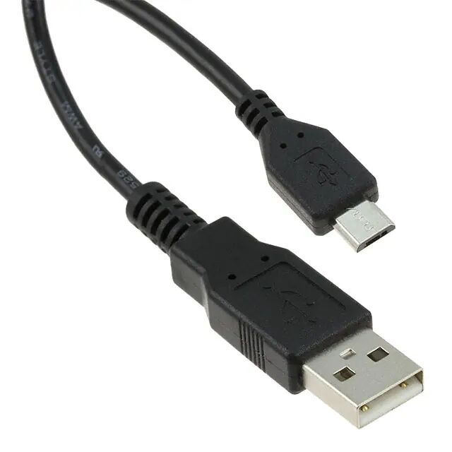 USB 2.0 a type male to micro USB 2.0 B type male USB cable assembly