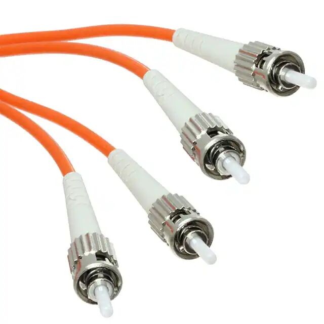 High quality fiber optic cable assembly st to st Multimode Duplex