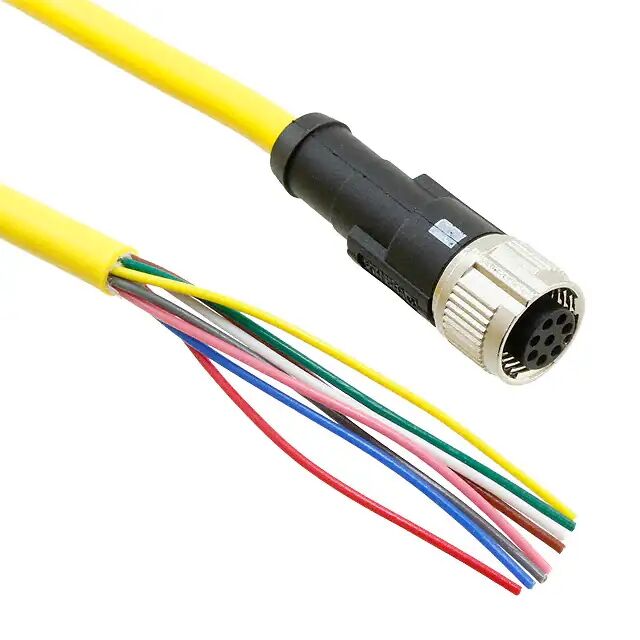Customized high-quality IP65 / IP67 / IP68 female socket M12 cable assembly