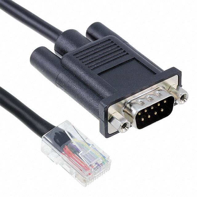 Customize RJ45 10-pin to DB9M modem cable source supplier