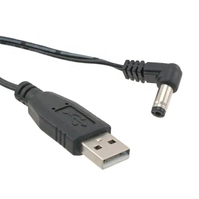 Overmold right angle sleeve plug to USB A male plug cable assembly