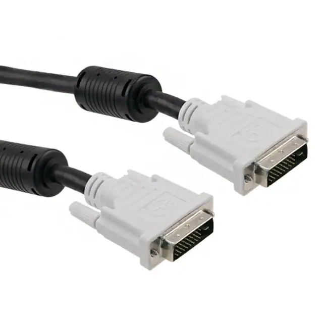 High quality cable assembly DVI-D dual link male to DVI-D dual link male