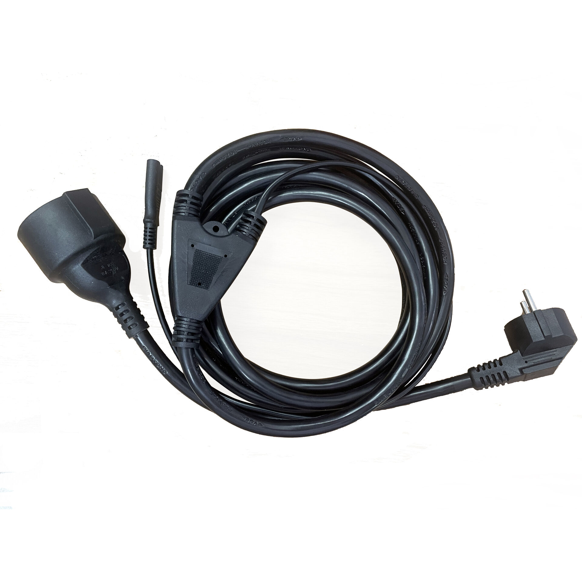 EU European Power Extension Cord Germany Male to Female Power Extension Cord Cable