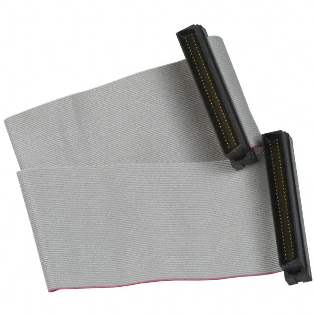 High quality unshielded gray ribbon flat cable assembly