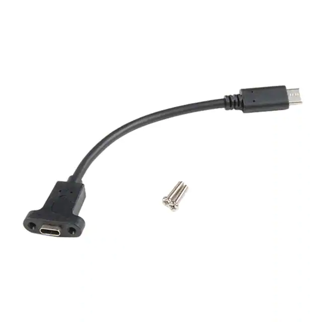 USB 3.0 TYPE C/M Black rubber core iron shell plating nickel cable assembly