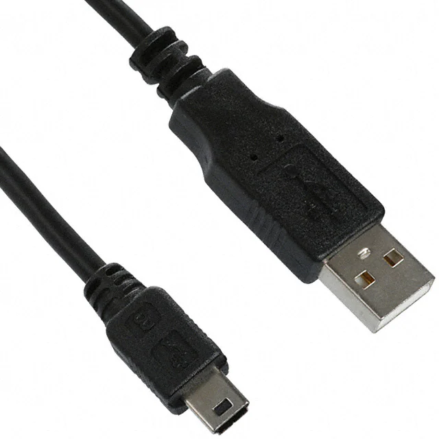 High quality black USB1.1 ul2725 28 to mini-b male cable assembly factory