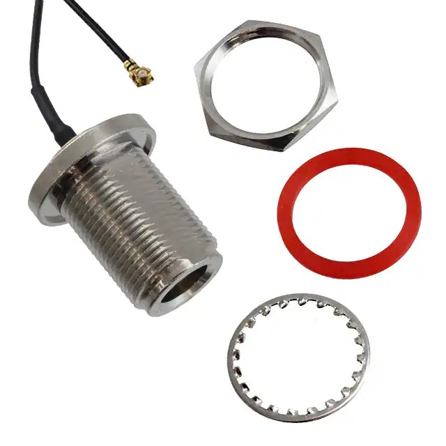 N type jack with O-ring to 300mm 1.37 to IPEX MHFI coaxial cable assembly