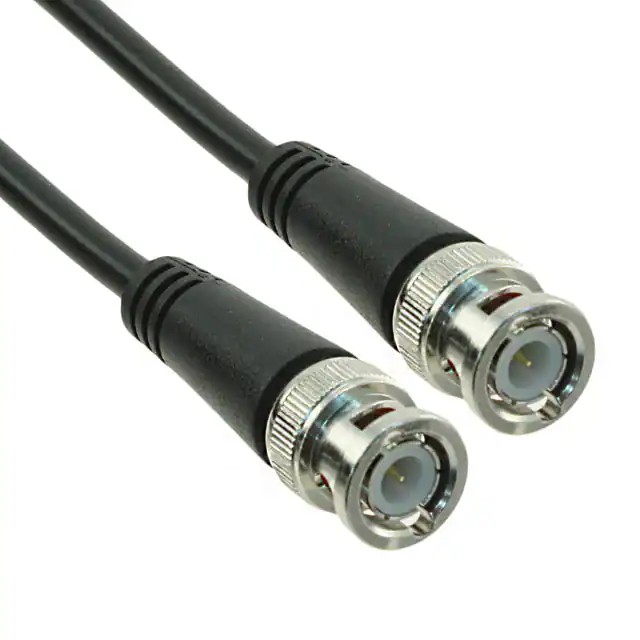 High quality 50 ohm rg58/u BNC male to male coaxial RF cable assembly