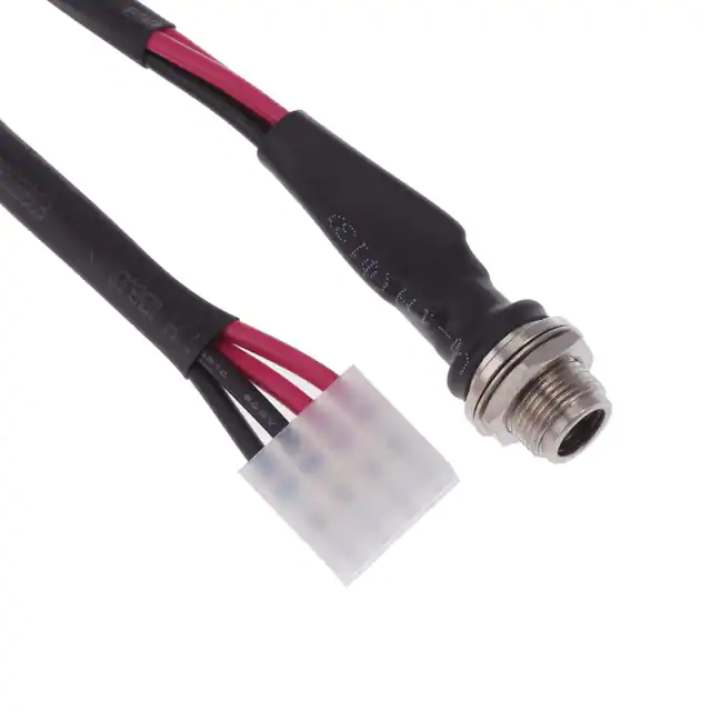 Sealed power socket to Molex cable assembly for commercial, medical or industrial equipment